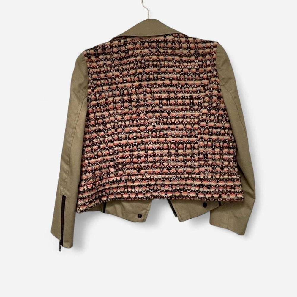 J. crew collection size 0 tweed motorcycle jacket - Picture 2 of 4